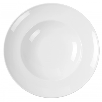 Talerz do makaronu spaghetti OPTIMA biała porcelana śr. 260mm zestaw 6szt. - Hendi 770948
