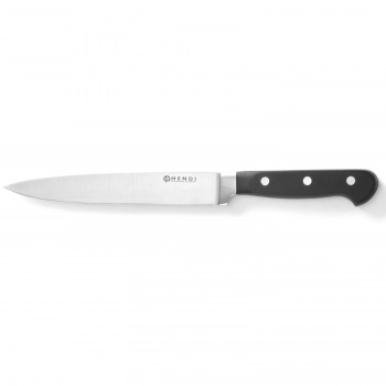 Profesjonalny nóż rzeźniczy do mięsa kuty ze stali Kitchen Line 200 mm - Hendi 781340