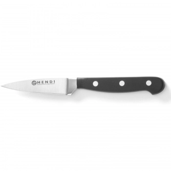 Profesjonalny nóż do obierania kuty ze stali Kitchen Line 90 mm - Hendi 781395