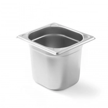 Pojemnik GN 1/6 stalowy Kitchen Line wys. 100 mm - Hendi 806630