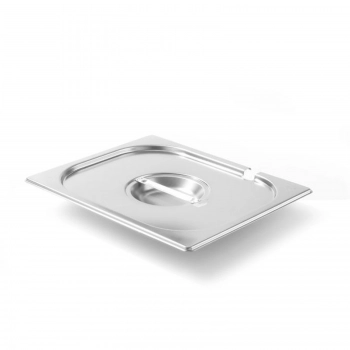 Pokrywka stalowa do GN Kitchen Line z wycięciem na chochlę GN 1/4 - Hendi 806951