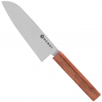 Nóż szefa kuchni SANTOKU ze stali nierdzewnej dł. 160 mm Titan East - Hendi 840191
