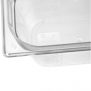 Pojemnik spożywczy z tritanu BPA free GN 1/6 wys. 65 mm - Hendi 869635