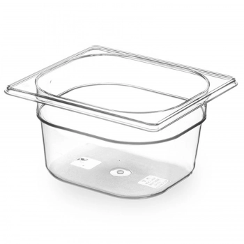 Pojemnik spożywczy z tritanu BPA free GN 1/6 wys. 100 mm - Hendi 869628