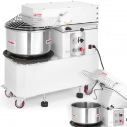 Miesiarka spiralna do ciasta z wyjmowaną dzieżą unoszoną głowicą 40 l 2200 W 400 V - Hendi 221877