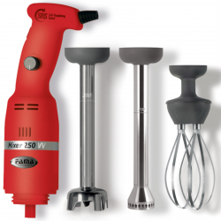 Blender mikser ręczny z trzepaczką i nożem homogenizacyjnym 3w1 CHEF PLUS 250 W - Hendi 282298