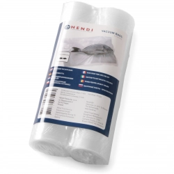Worki próżniowe moletowane do zgrzewarek listwowych 200x6000 mm 2 ROLKI - Hendi 297469