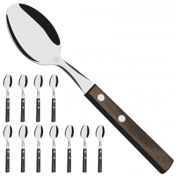Łyżeczka do herbaty kawy HORECA zestaw 12 szt. dł. 150 mm brązowy