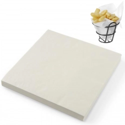 Papier pergaminowy do przekąsek frytek gładki 500 szt. 306x305 mm - Hendi 678213