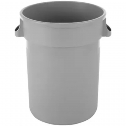 Kosz pojemnik kontener na śmieci odpadki okrągły stojący Amer Box śr. 50 cm 80 l - Hendi 691403