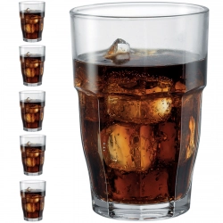Szklanka wysoka ROCK BAR 646 ml zestaw 6 szt. - Hendi 735015