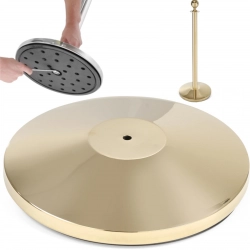 Podstawa do słupka odgradzającego złota śr. 360 mm - Hendi 810491