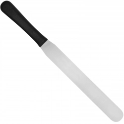 Szpatuła łopatka cukiernicza płaska do smarowania ciasta tortów Creme 250 mm - Hendi 840887