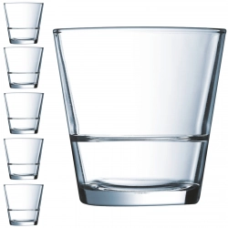 Szklanka niska Arcoroc STACK UP 210 ml zestaw 6 szt. - Hendi H5647