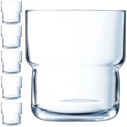 Szklanka Arcoroc LOG 220 ml zestaw 6 szt. - Hendi L8690