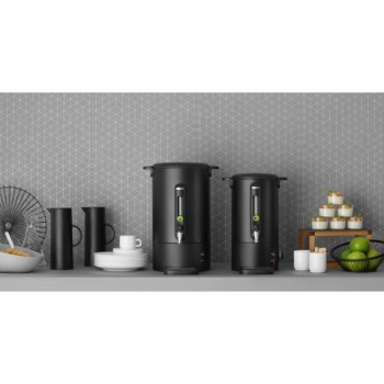 Zaparzacz perkolator do kawy z niekapiącym kranikiem czarny Concept Line 7 l - Hendi 211472
