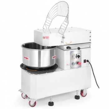Miesiarka spiralna do ciasta z wyjmowaną dzieżą unoszoną głowicą 30 l 1500 W 400 V - Hendi 221860