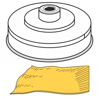 Końcówka do wyrobu makaronu PASTA SFOGLIA ciasto francuskie dł. 155 mm gr. 1-4 mm MPF2.5/4 - Hendi 229392