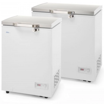 Zamrażarka skrzyniowa klapowa energooszczędna klasa A+ 70 W 140 l - Hendi 235911