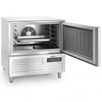 Schładzarka szokowa z termostatem ze stali nierdzewnej 5x GN 1/1 lub 5x 600x400 mm- Hendi 236123