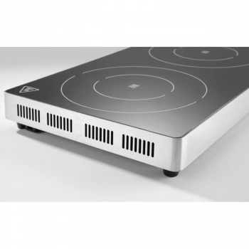 Kuchenka indukcyjna przenośna 2 pola grzewcze OBLIQUE śr. 22 cm 3500 W 230 V - Hendi 239438