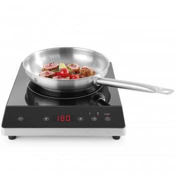 Kuchenka indukcyjna przenośna 1 pole grzewcze OBLIQUE śr. 22 cm 2000 W 230 V - Hendi 239452