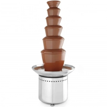 Fontanna do czekolady fondue 6 poziomów stalowa 300 W - Hendi 274163