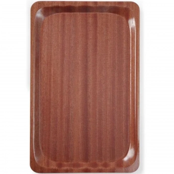 Taca do serwowania laminowana orzech 530 x 325 mm GN 1/1 - Hendi 507230