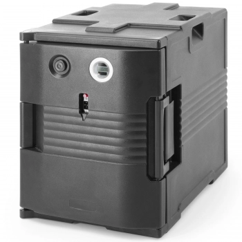 Pojemnik termiczny termoizolacyjny cateringowy z funkcją podgrzewania do 68C 2x GN1/1 200 W - Hendi 707692