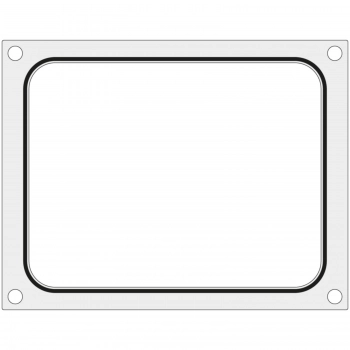 Matryca forma do zgrzewarek BOKAMA na tackę bez podziału 227x178 mm - Hendi 805879