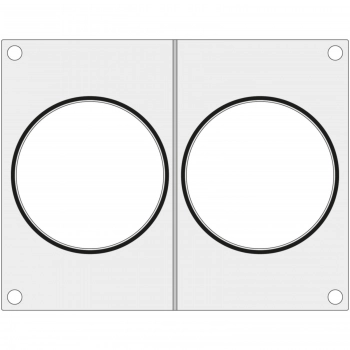 Matryca forma do zgrzewarek BOKAMA na dwa pojemniki na zupę śr. 115 mm - Hendi 805923