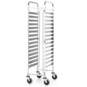 Wózek transportowy do przewozu pojemników gastronomicznych 15x GN1/1 Kitchen Line - Hendi 813270
