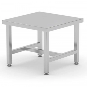 Podstawa blat pod garnki spawany ze stali nierdzewnej do 100 kg 55x55x45 cm - Hendi 815151
