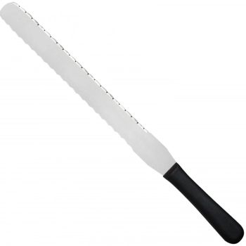 Nóż cukierniczy do ciasta ząbkowany z 2 stron 300 mm Creme - Hendi 840993