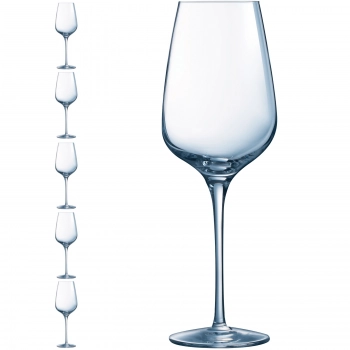 Kieliszek lampka do wina SUBLYM 450 ml zestaw 6 szt. - Hendi N1739