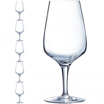 Kieliszek do wody piwa na nóżce SUBLYM MULTIPURPOSE 350 ml zestaw 6 szt. - Hendi N5368