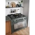 Kuchnia gazowa 5 palników z piekarnikiem konwekcyjnym Kitchen Line 14.3 kW 230 V zielona - Hendi 229187