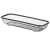 Koszyk druciany do serwowania pieczywa chleba bułek 310x125x55 mm czarny - Hendi 425572