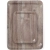 Taca do serwowania laminowana ciemne drewno 430 x 330 mm - Hendi 508886