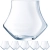 Szklanka do wody soku napojów OPEN UP 300 ml zestaw 6 szt.  - Hendi U1032