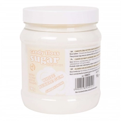 Cukier do waty cukrowej biały o smaku gumy balonowej 1kg