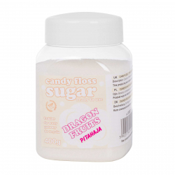Cukier do waty cukrowej biały o smaku smoczego owocu pitahaja 400g