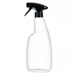 Butelka PET ze spryskiwaczem atomizerem 28/410 transparentna 750ml
