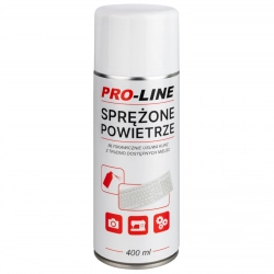 Sprężone powietrze do czyszczenia elektroniki maszyn do szycia PRO-LINE spray 400ml