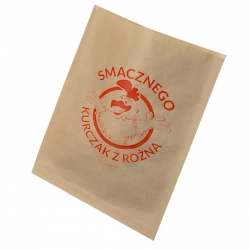 Torebki na kurczaka z rożna powlekane foliowane EKO 30x35cm - 100szt