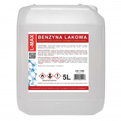 Benzyna lakowa rozcieńczalnik rozpuszczalnik do farb i lakierów L-MAX 5L