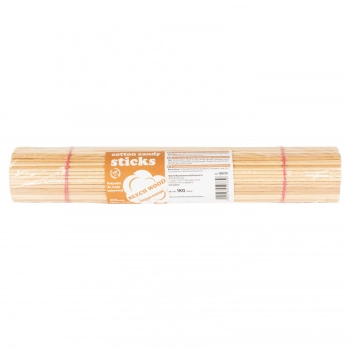 Patyczki do waty cukrowej bukowe 40cm/4mm z atestem PZH 200szt