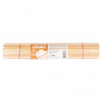 Patyczki do waty cukrowej bukowe 30cm/4mm z atestem PZH 100szt