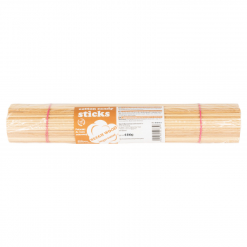 Patyczki do waty cukrowej bukowe 30cm/4mm z atestem PZH 200szt