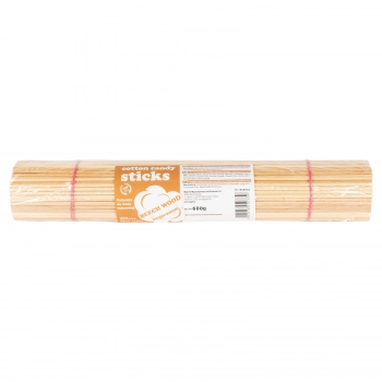 Patyczki do waty cukrowej bukowe 30cm/4mm z atestem PZH 200szt